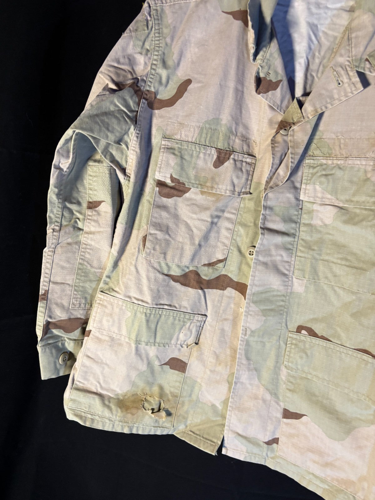 Gulf War US Army DCU Camouflaged Combat Field Coat/Jacket - 42 Inch Chest - The Militaria Shop