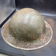 Load image into Gallery viewer, Original WW2 British Army Mk2 "Brodie" Combat Helmet - The Militaria Shop