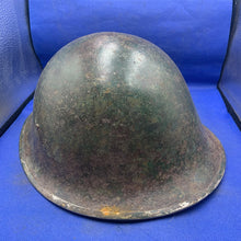 Charger l'image dans la galerie, Original WW2 Mk3 Canadian / British Army Turtle Helmet High Rivet - The Militaria Shop