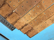 Load image into Gallery viewer, WW2 German Army belt leather fastening strip. Black Leather Reproduction - The Militaria Shop