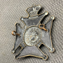 Load image into Gallery viewer, British Army Victorian King's Royal Rifle Corps (K.R.R.C.) Militia Cap Badge - The Militaria Shop
