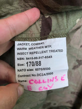 Lade das Bild in den Galerie-Viewer, British Army MTP Camouflaged Combat Jacket Warm Weather - Size 170/88 - The Militaria Shop