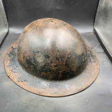 Load image into Gallery viewer, Original British Army WW2 Combat Steel Helmet - The Militaria Shop