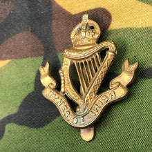 Load image into Gallery viewer, Original WW1 British Cap Badge - The Royal Irish Regiment - The Militaria Shop