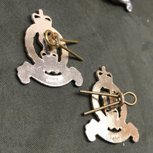 Lade das Bild in den Galerie-Viewer, Genuine British Army Adjutant Generals Corps Collar Badges Pair - The Militaria Shop