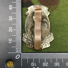 Load image into Gallery viewer, Original WW1 British Army Cap Badge - K.V.F. Kent Volunteer Fencibles - The Militaria Shop