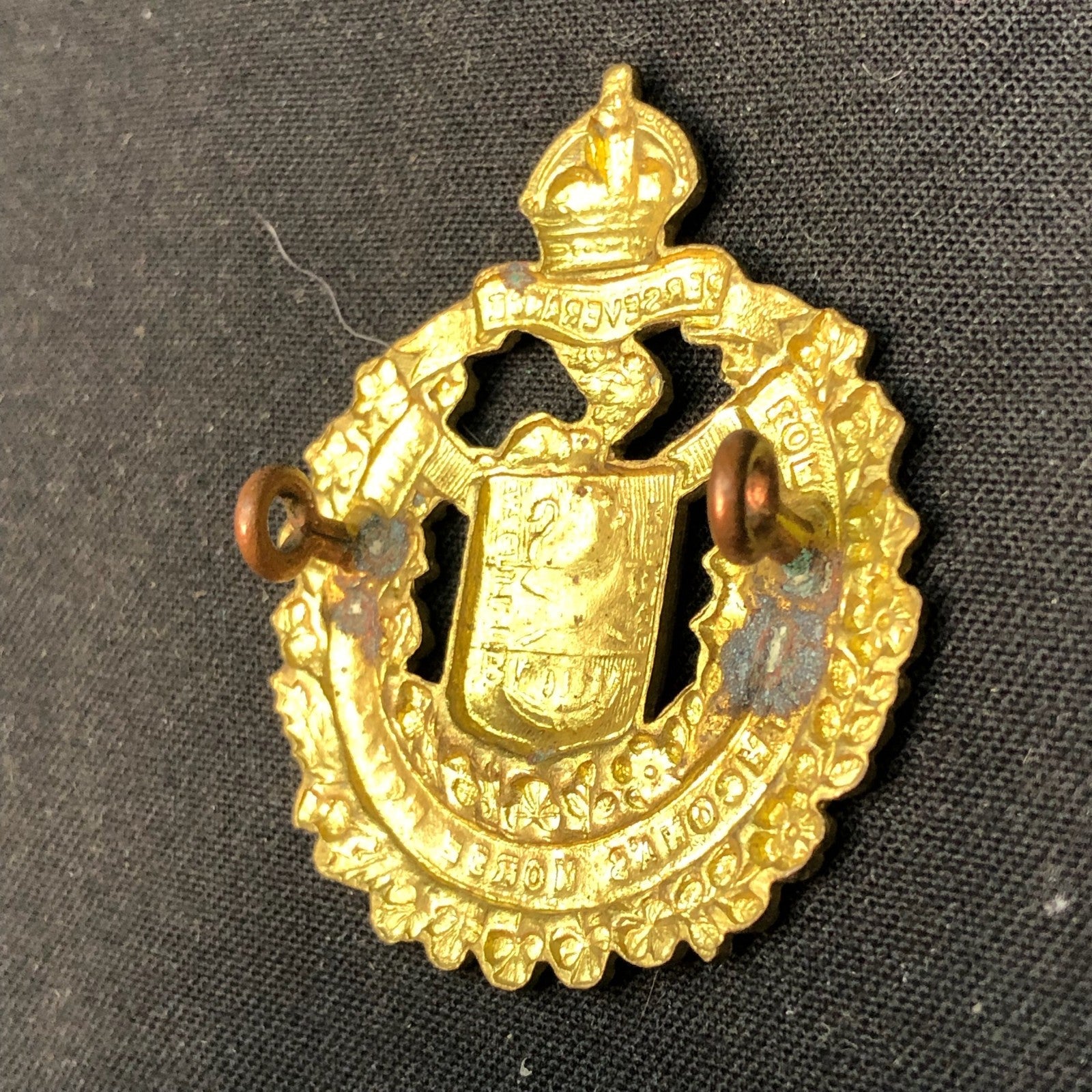 Original WW2 Canadian Army Cap Badge - Lord Strathcona's Horse (Royal Canadians) - The Militaria Shop