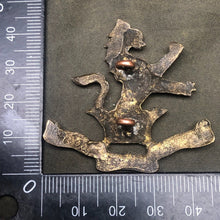 Load image into Gallery viewer, Original WW2 British Army Cap Badge - The 7th Dragoon Guards - The Militaria Shop