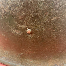 Load image into Gallery viewer, Original British / Canadian Army WW2 Soldiers Military Combat Mk3 Turtle Helmet - The Militaria Shop