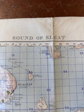 Load image into Gallery viewer, Original WW2 British Army GSGS Map of Scotland - Sound of Sleat - The Militaria Shop