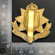 Load image into Gallery viewer, Original WW2 British Army Cap Badge - East Surrey Regiment - The Militaria Shop