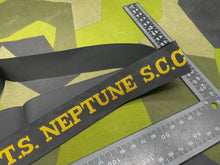 Load image into Gallery viewer, Genuine British Royal Navy TS Neptune SCC Cap Tally - The Militaria Shop