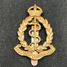 Load image into Gallery viewer, Original WW2 British Army Cap Badge - Royal Army Medical Corps - The Militaria Shop