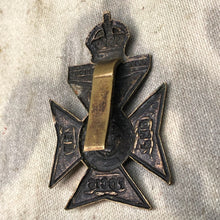 Lade das Bild in den Galerie-Viewer, Original British Army WW1 11th County of London Batt Finsbury Rifles Cap Badge - The Militaria Shop