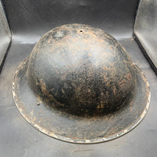 Load image into Gallery viewer, Original British Army WW2 Mk2 Combat Steel Helmet - The Militaria Shop