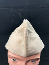 Load image into Gallery viewer, Original WW2 US Army Issue Garrison Cap / Side Cap - Size Aprox 56cm - The Militaria Shop
