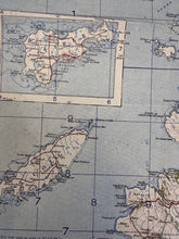 Load image into Gallery viewer, Original WW2 British Army RAF Navy Base Map of Scotland - Glasgow & Middle West - The Militaria Shop