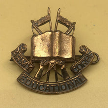 Load image into Gallery viewer, Original British Army Cap Badge - Army Educational Corps - The Militaria Shop