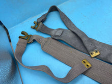 Load image into Gallery viewer, Original Pair of WW2 British Royal Air Force 37 Pattern RAF Blue Canvas L-Straps - The Militaria Shop