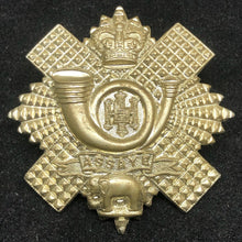Load image into Gallery viewer, Original British Army Cap Badge - Highland Light Infantry - The Militaria Shop
