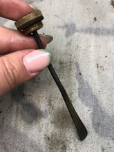 Load image into Gallery viewer, Original WW1 British Army SMLE Enfield Brass Oil Bottle - EFD Marked - The Militaria Shop