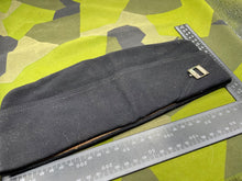 Charger l'image dans la galerie, Very Unusual WW2 US Army Side Cap in Black Material with Captains Bar Size 7 1/4 - The Militaria Shop