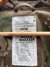 Load image into Gallery viewer, Genuine British Army MTP Camouflaged Smock Combat Windproof -Size 190/96 - The Militaria Shop