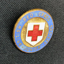 Load image into Gallery viewer, Vintage British Red Cross Society (BRCS) Junior Member Lapel Pin - The Militaria Shop