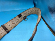 Load image into Gallery viewer, Original British Army Officer's Sam Browne Leather Belt - Approx 34" Waist - The Militaria Shop