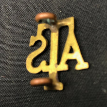 Load image into Gallery viewer, Original WW2 British Army Brass Shoulder Title ATS Auxiliary Territorial Service - The Militaria Shop