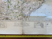 Load image into Gallery viewer, Original WW2 British Army GSGS Map of Scotland - Stonehaven & Brechin - The Militaria Shop