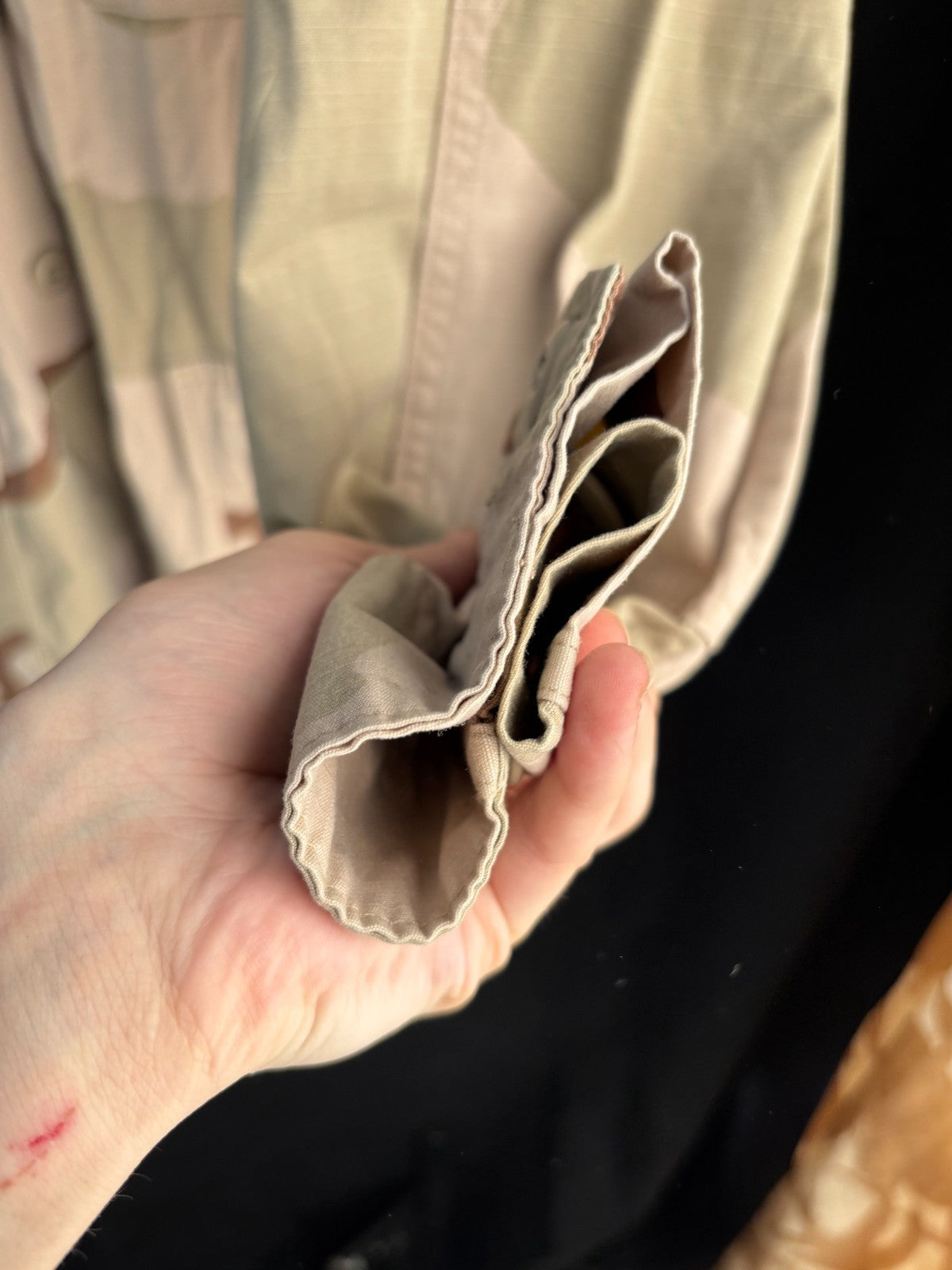 Gulf War US Army DCU Camouflaged Combat Field Coat/Jacket - Medium/ Long - The Militaria Shop