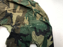 Load image into Gallery viewer, Original US Army Vietnam War Era M1 Camo Helmet Cover - Local Find - Combat Worn - The Militaria Shop