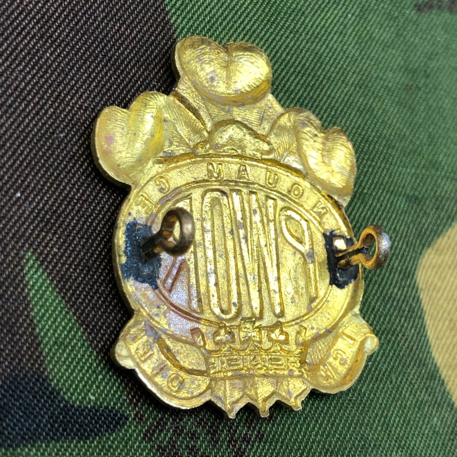 Original British Army Cap Badge - Princess of Wales' Own Regiment - The Militaria Shop