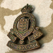 Load image into Gallery viewer, Genuine British Army Cap Badge - Royal Army Ordnance Corps - The Militaria Shop