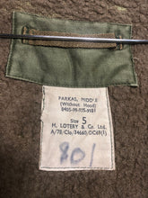 Load image into Gallery viewer, Original British Army OD Green Middle Parka - Size 5 - 44" Chest - The Militaria Shop