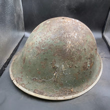 Charger l'image dans la galerie, Original WW2 British/Canadian Army Mk3 Turtle Combat Helmet - The Militaria Shop