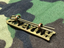 Load image into Gallery viewer, Original WW2 British Army Brass Shoulder Title - ROYALS - Royal Dragoon Regiment - The Militaria Shop