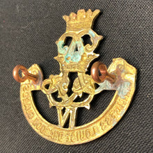 Load image into Gallery viewer, Original British Army WW1 / WW2 Princess Louise Dragoon Guards Cap Badge - The Militaria Shop