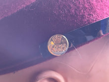 Load image into Gallery viewer, Original British Army Kings Royal Hussars Peaked Cap with Badge - Size 54cm - The Militaria Shop