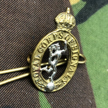 Load image into Gallery viewer, Original British Army Collar Badge - Royal Corps of Signals RCOS - The Militaria Shop