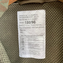 Load image into Gallery viewer, Genuine British Army Surplus Grade 1 MTP Combat Windproof Smock - Size 190/96 - The Militaria Shop