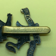 Load image into Gallery viewer, Original WW1 British Army 7th Dragoon Guards Cap Badge - The Militaria Shop