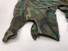 Load image into Gallery viewer, Original US Army Vietnam War Era M1 Camo Helmet Cover - Local Find - Combat Worn - The Militaria Shop