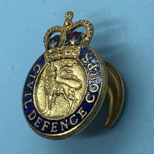 Charger l'image dans la galerie, Original British Army Lapel Pin - Civil Defence Corps - The Militaria Shop