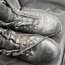 Load image into Gallery viewer, Austrian Army Black Leather Heavy Duty Combat Boots - Size EU 42 - UK 8 - The Militaria Shop