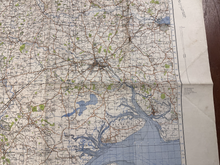 Load image into Gallery viewer, Original WW2 British Army GSGS OS Map of Great Britain - Colchester - The Militaria Shop
