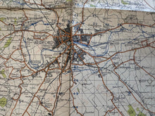 Load image into Gallery viewer, Original WW2 British Army OS Map of Great Britain - Bedford - The Militaria Shop