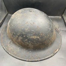 Charger l'image dans la galerie, Original WW2 British Home Front Civil Defence Mk2 Brodie Helmet & Liner Set - The Militaria Shop