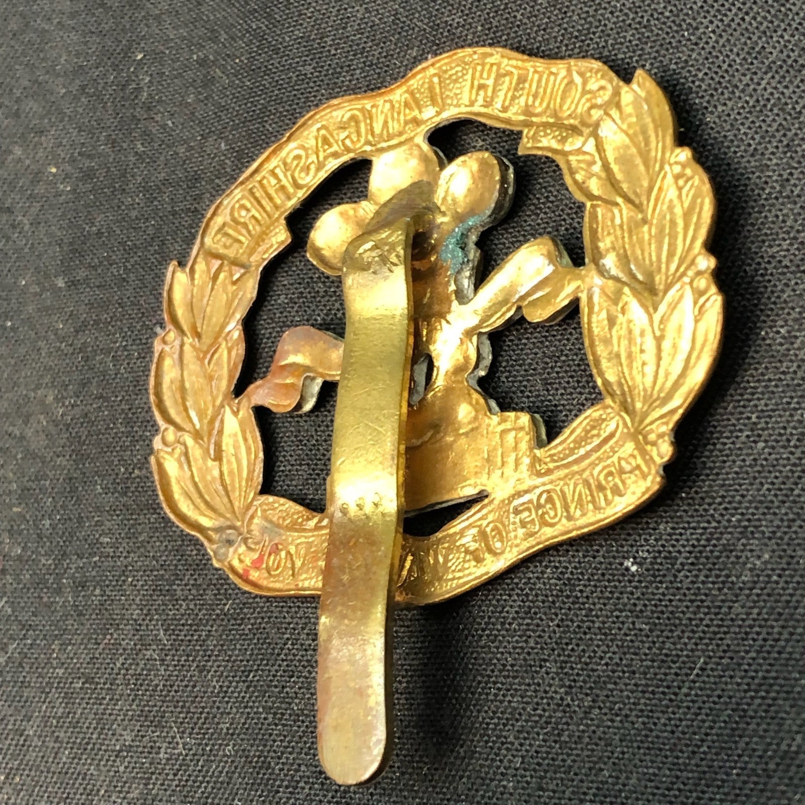 Original WW2 British Army Cap Badge - South Lancashire Regiment - The Militaria Shop